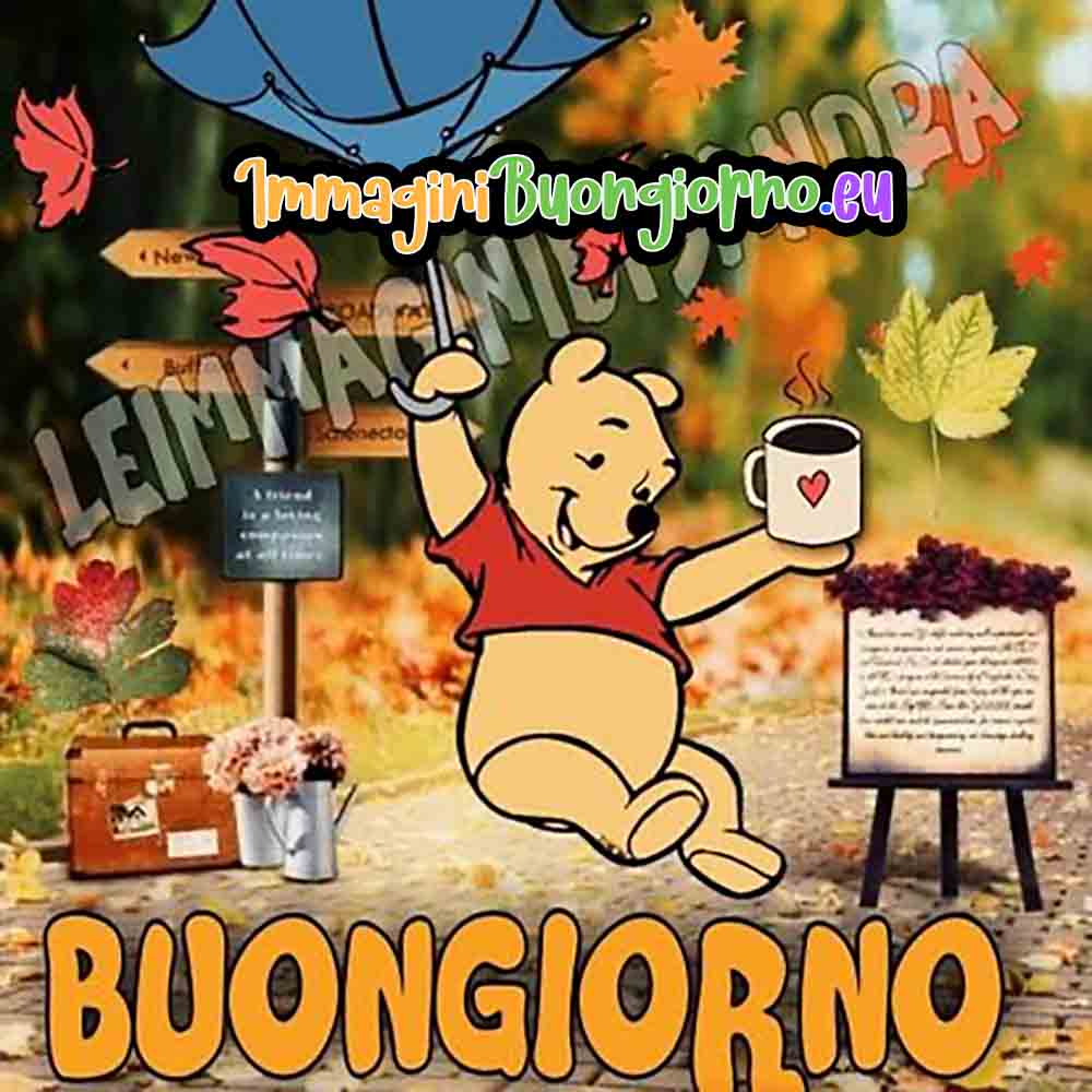 buongiorno autunnale winnie the pooh